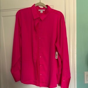 Amazon Essentials Pink Classic Button Down Shirt